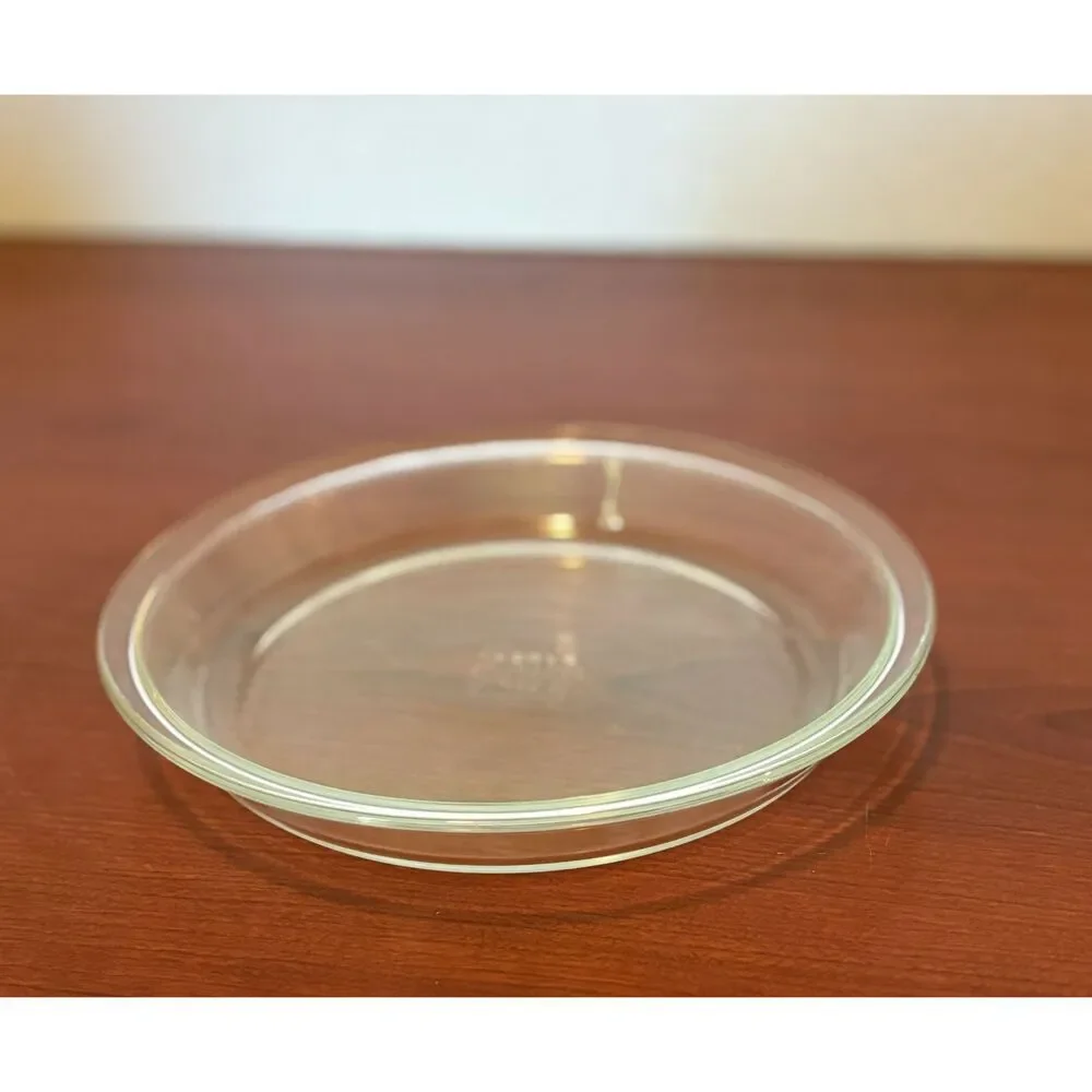 Vintage Pyrex 209 Clear Glass 9 Inch Pie Plate Baking Dish Pan 23cm USA